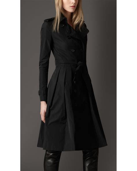 burberry woman leather trench|burberry pleated trench.